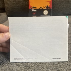 The Lion King Nintendo NES PAL A UKV English CIB VG Last Ever NES Game Protector