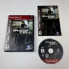 Splinter Cell (Sony Playstation 2, Greatest Hits) CIB Complete Tested PS2 Game