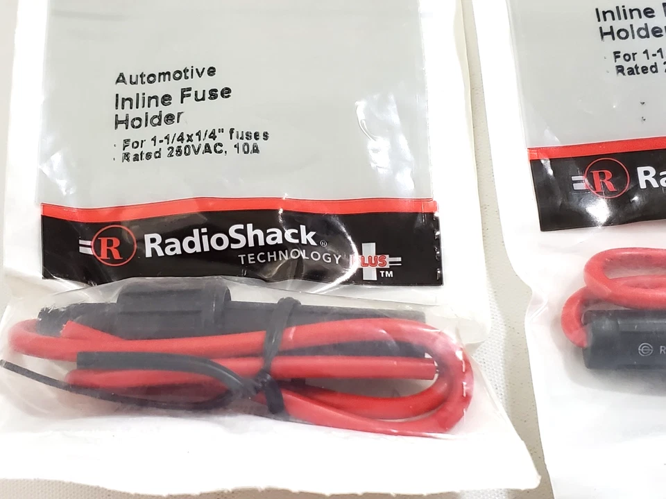 Lot of 10 Radio Shack Automotive Inline Fuse Holders For 1/4" x 1-1/4" Fuses 10A - Image 4 of 4