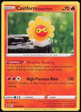 Castform Sunny Form Normal 022/198 SWSH06: Chilling Reign NM