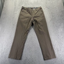 Dockers Smart 360 Flex Pants Mens 32x29 Brown Cotton Chino Straight Slim Preppy