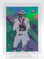 KYLE MCCORD 2025 TOPPS FINEST GREEN REFRACTOR ROOKIE #7 /75 EAGLES Q6633