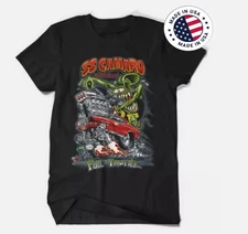 New Rat Fink Ss Camaro Unisex Tee Shirt Short Sleeve Men Women All Sizes HA7485