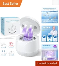Dual Mode Ultrasonic Retainer and Jewelry Cleaner - 200ML with Quiet Operation