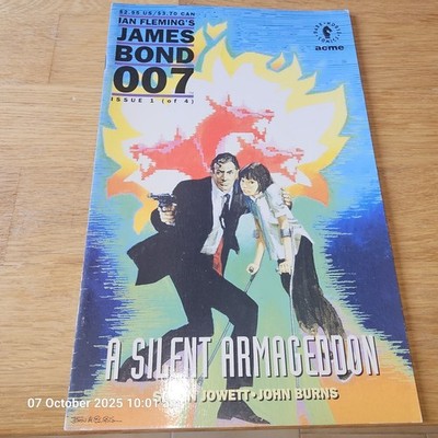 Vintage James Bond 007 Comic A Silent Armageddon Issue #1 March 1993