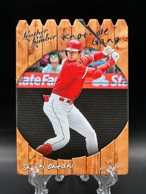 Shohei Ohtani 2019 Panini Leather & Lumber Knothole Gang #KHG-2 Angels Dodgers