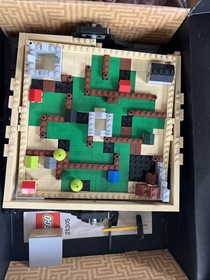 LEGO Ideas MAZE 21305  w/ Box And Manual. Incomplete See Listed Missing Peices. 