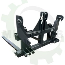 Palettengabel Euroaufnahme Dreipunkt Kat.1+2 Frontlader Palettengabelträger 2t