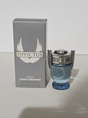 INVICTUS AQUA PACO RABANNE MEN'S EAU DE TOILETTE 5 ML 0.17 FL.OZ. MINI SPLASH