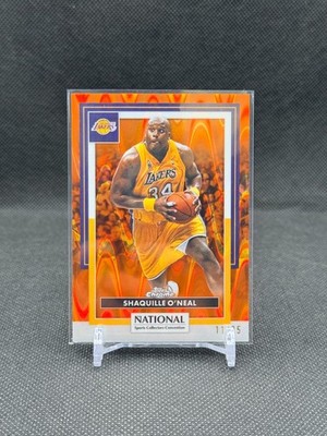 Shaquille O'Neal 2025-26 Topps Chrome National NBA Exclusive Orange Lava /25