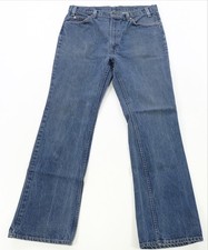 Rare Vintage LEVI S 517 Orange Tab Bootcut 20517-0217 Denim Jeans 80s Blue SZ 38