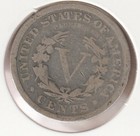 Rare 116 Year Old 1910 Barber Liberty V Nickel US Coin Collection Collectible — photo 2