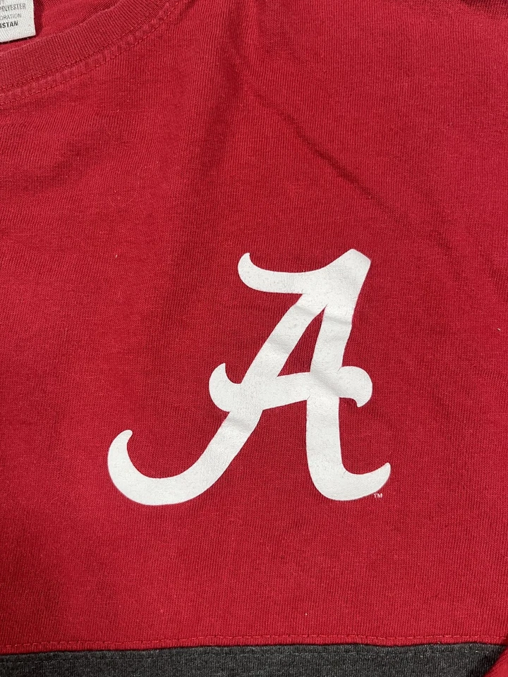 Alabama Crimson Tide Shirt Womens Medium Red NCAA Football Long Sleeve Roll Tide - Image 4 of 4