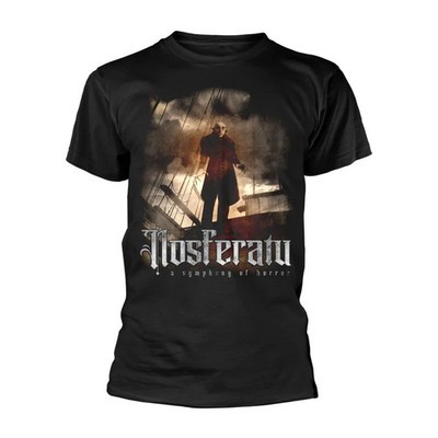 Nosferatu T-Shirt Herren Demeter schwarz Fan-Merch, Filme, Halloween, Horror