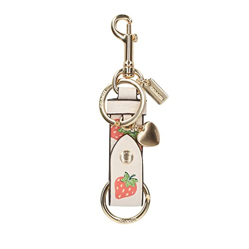 Coach] Keychain Charm Coach Strawberry Trigger Snap Bag