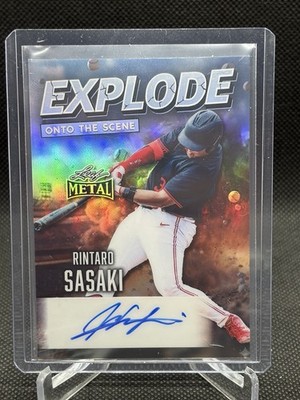 2026 Leaf Metal RINTARO SASAKI Explode Onto The Scene AUTO 10/10 SSP #EA-RS1