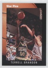 1991 Star Pics Auto Terrell Brandon #39 Auto 0v1