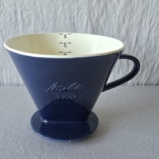 Seltener Melitta 1-Loch Kaffeefilter 1x6 in dunkelblau;