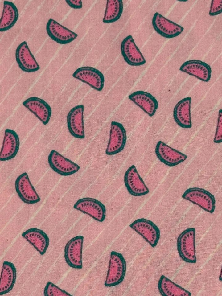 Abrigo sin mangas rosa vintage Kmart vestido tumbona para mujer M sandía Y2K Foto 3 de 4