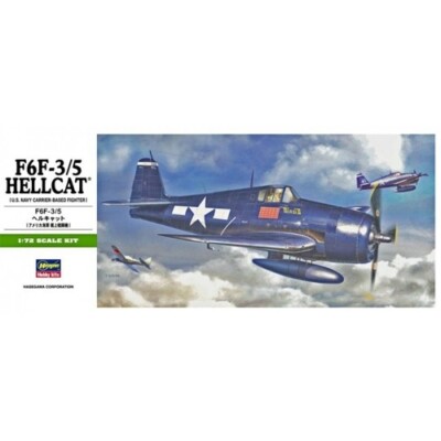 Hasegawa #00241 B11 1/72 F6F-3/5 Hellcat