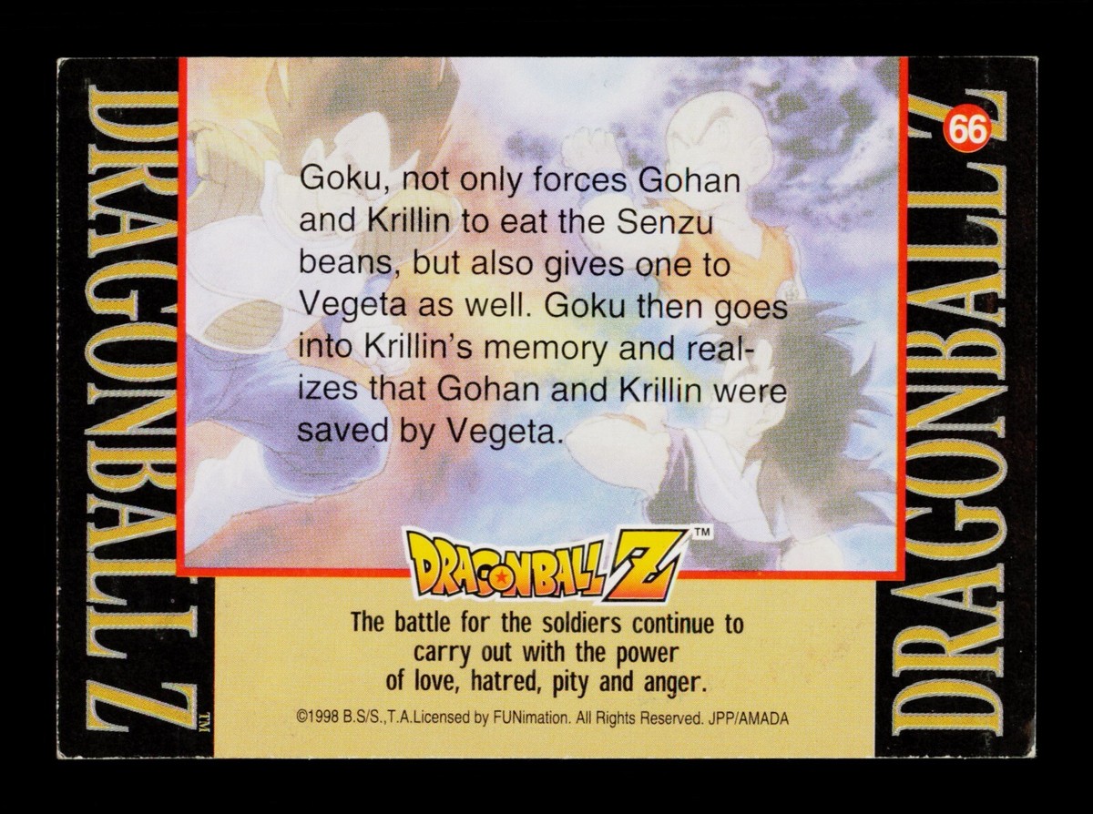 Goku Krillin 66 DragonBall Z 1998 Trading Card | eBay
