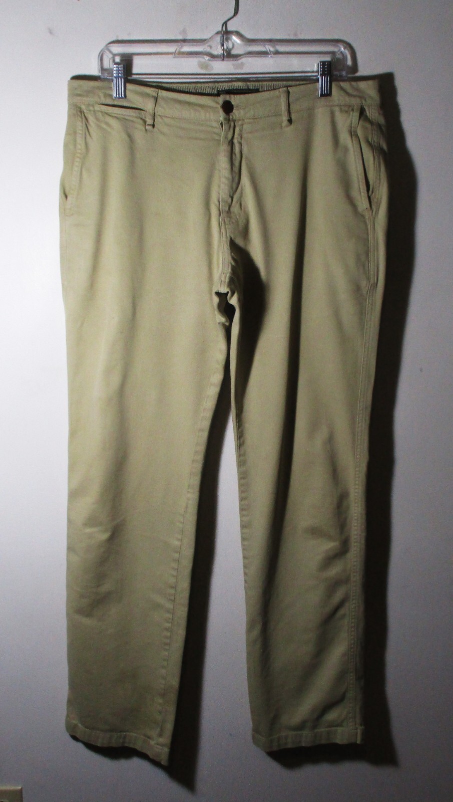ORVIS Beige Tan Slim Chino Pants Men's Size 33X34