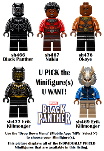lego black panther minifigure