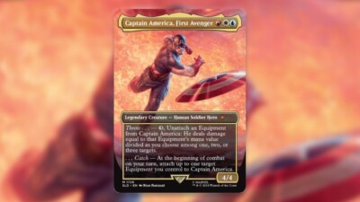 Captain America |   NON-FOIL MtG Secret Lair x Marvel