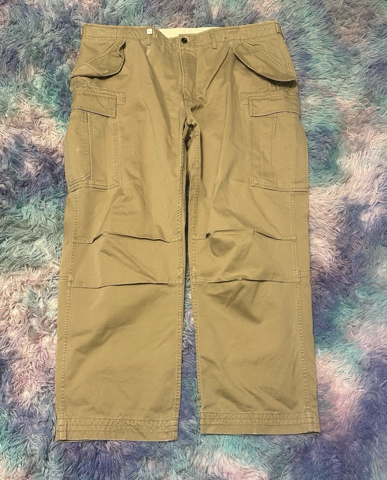Polo Ralph Lauren Pants Mens 42 30 Cargo Military Vintage Heavy Utility Trousers