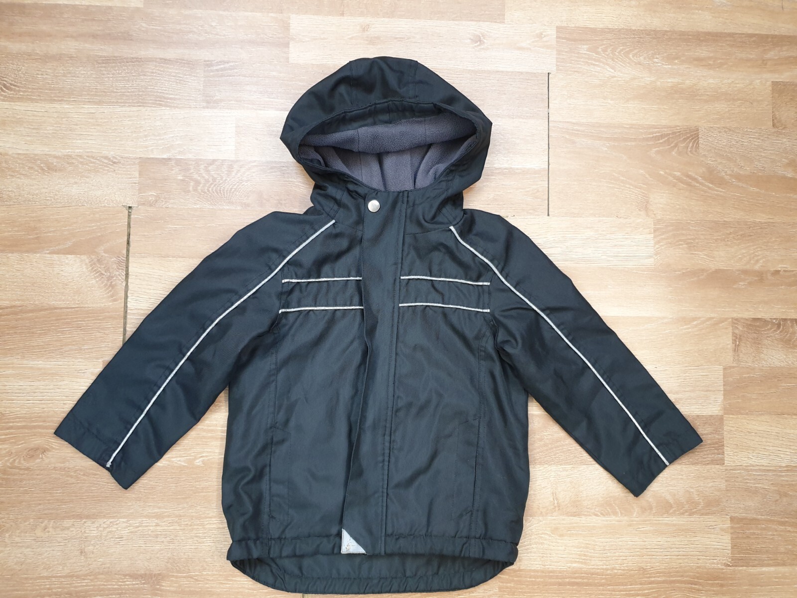 DEBENHAMS Boys Size 45 years Black Hooded Jacket eBay
