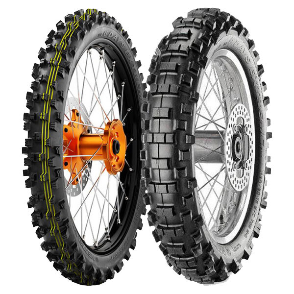 TYRE PAIR METZELER 90/100-21 6DAYS EXTR MST SUPER S + 120/90-18 6DAYS EXTR