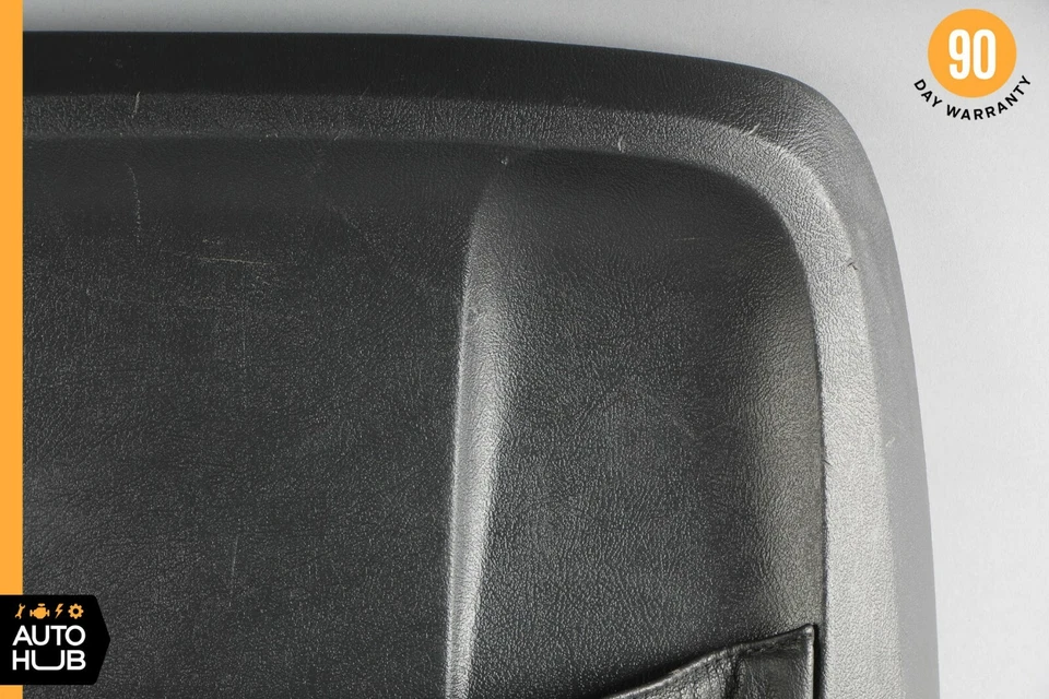 00-03 Mercedes W163 ML55 AMG Cubierta trasera asiento lado conductor izquierdo negro OEM Foto 2 de 4
