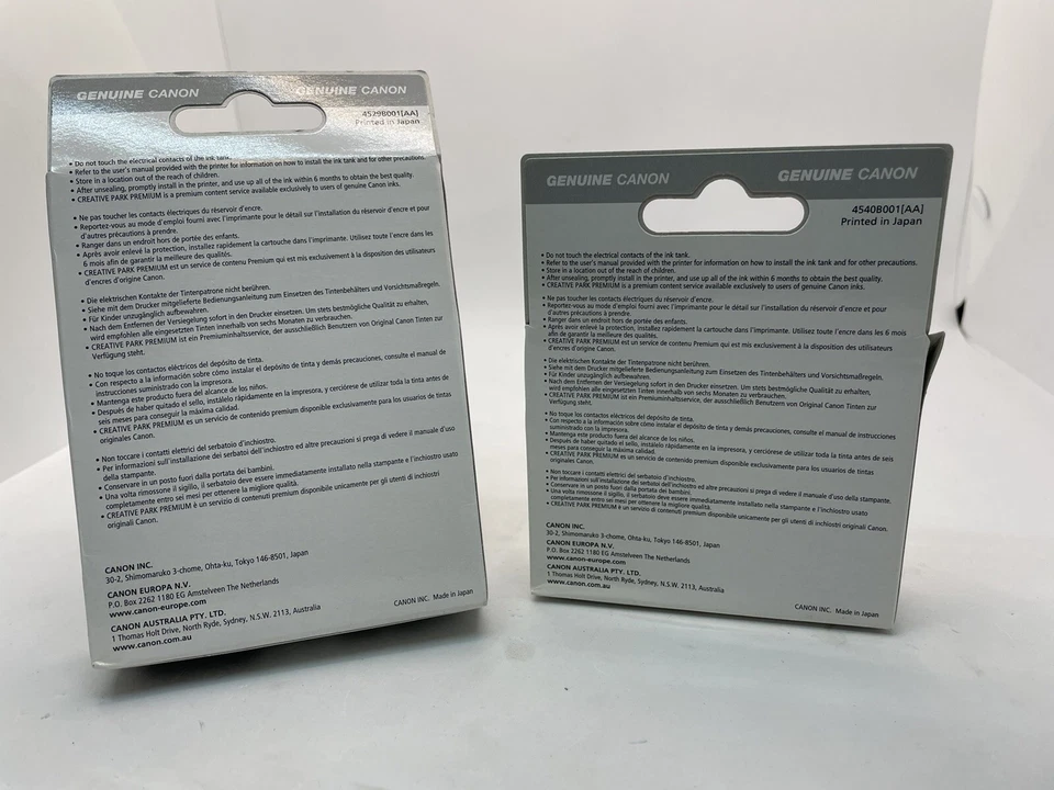 Cartuchos de tinta Canon CLI-526 y CLI-25 BK para Canon Pixma negros Foto 4 de 4