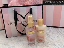 NEW Vtg Victoria s Secret SHEER LOVE Body Mist/Lotion Travel SET 2 Original