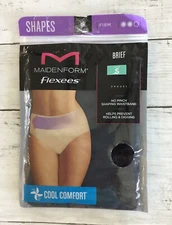 Maidenform Flexees Women's Smoothing Shapewear Brief FP0051 Black LACE Small