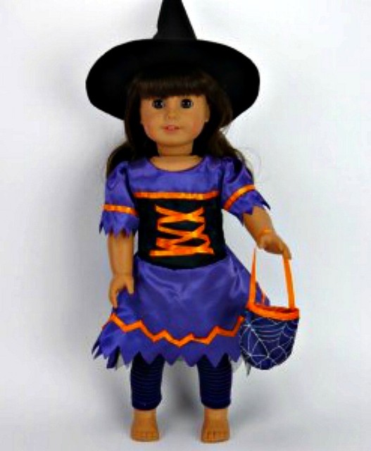 american girl doll witch costume