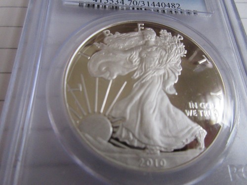 2010-W , Silver Eagle , PCGS , PR70DCAM - Picture 3 of 4