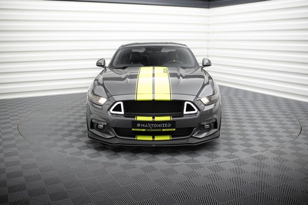 Street Pro Front Ansatz FüR Ford Mustang GT Mk6 Spoilerschwert Spoilerlippe-image