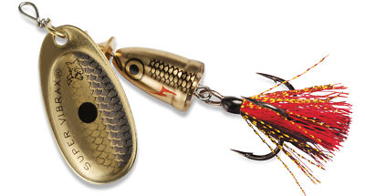 Blue Fox Classic Vibrax Foxtail Inline Spinner Lure Dressed Treble Trout Lure