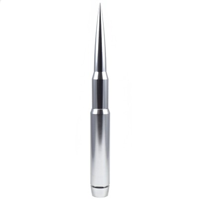 Anti-Theft Fat Silver Bullet Short Stubby Antenna 9'' AM FM For 94 21 Dodge RAM