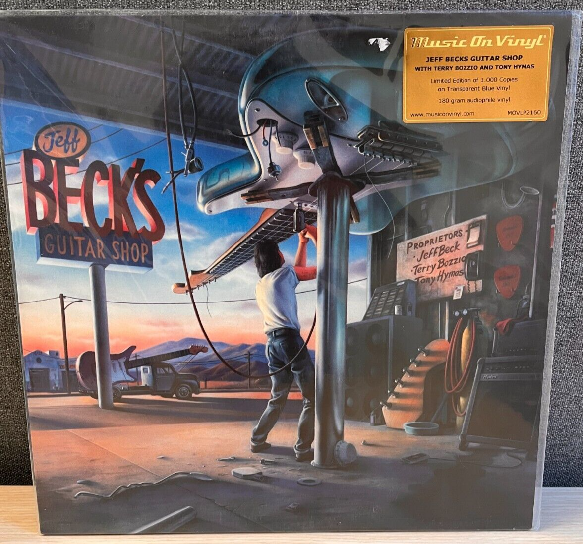 Jeff Beck's Guitar Shop Tony Hymas Terry Bozzio MOVLP2160 NM BLUE