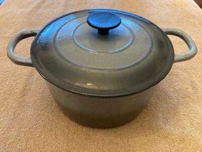 Crofton Vintage Professional Cast Iron French Oven Ombre Enamel -4.6 Qt 