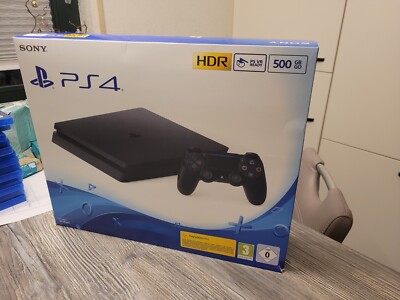 Sony PlayStation 4 500GB Spielkonsole - Schwarz (Restgarantie)