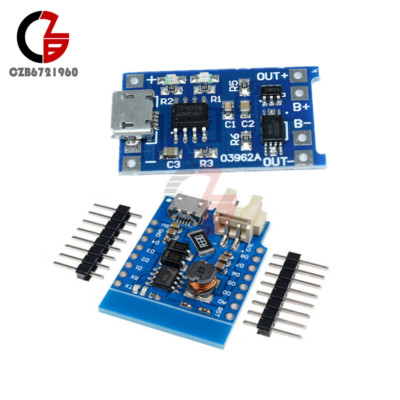 WeMos D1 Mini Battery Shield 5V Micro USB 1A 18650 Li-ion Battery Charger Board