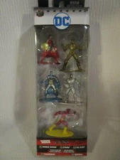 Nano Metalfigs DC 5 Superheroes Figures Collection Die-Cast Metal NEW