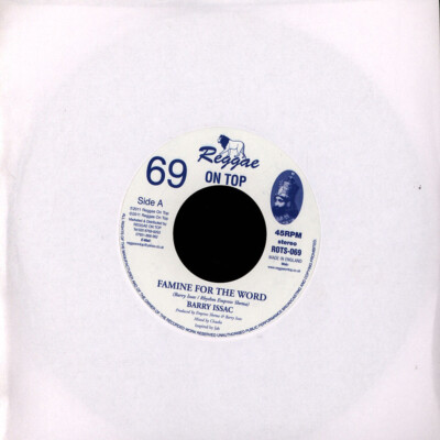 Barry Issac - Famine For The Word /Dub (Vinyl 7'' - Original)