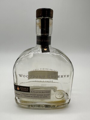 WOODFORD RESERVE DOUBLE OAKED KENTUCKY STRAIGHT BOURBON  WHISKEY,  Empty  Bottle