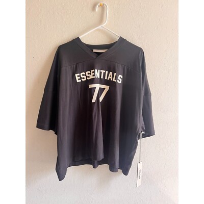 【FOG Essentials】Fear of God Essentials Football Tee Fear of God Essentials Women's Football 77 T-shirt | eBay