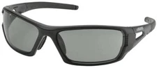 Delta Plus Rimfire Safety Glasses Matte Black Frame Gray Anti-Fog Lenses Z87+