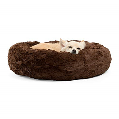 best friends by sheri luxury faux fur donut cuddler 36